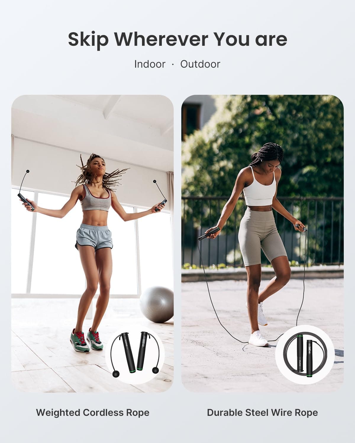 RENPHO Intelligent Skipping Rope with Counter - slide 3 - unique gift idea