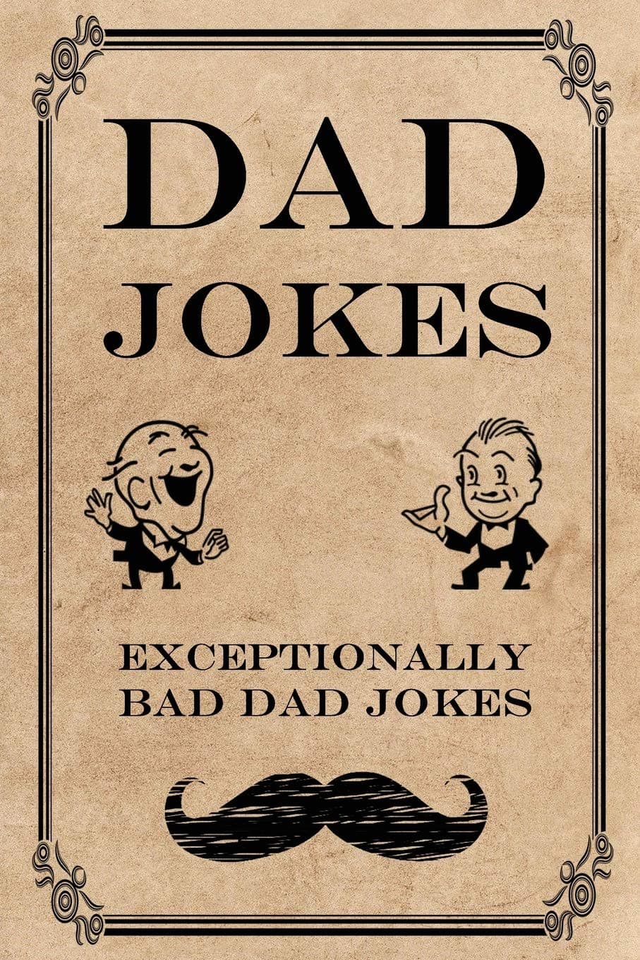 "Dad Jokes: Exceptionally Bad Dad Jokes" Funny Book - slide 1 - unique gift idea
